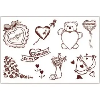 Dětské razítko Gelová razítka- Valentýn