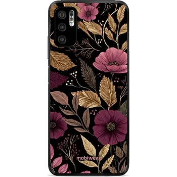 Pouzdro na mobilní telefon Lesklý kryt Mobiwear Glossy - Xiaomi Redmi Note 10 5G - G170G Fialová kvítka (Prémiové lesklé pouzdro, obal, kryt Mobiwear Glossy na mobil Xiaomi Redmi Note 10 5G - G170G Fialová kvítka, materiál Plast + TPU silikon - krytí po všech stranách, neošoupateln