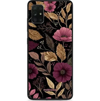 Pouzdro na mobilní telefon Lesklý kryt Mobiwear Glossy - Samsung Galaxy A71 - G170G Fialová kvítka (Prémiové lesklé pouzdro, obal, kryt Mobiwear Glossy na mobil Samsung Galaxy A71 - G170G Fialová kvítka, materiál Plast + TPU silikon - krytí po všech stranách, neošoupatelný potisk,)