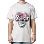 PITCHA triko GORILLA light grey/pink - L