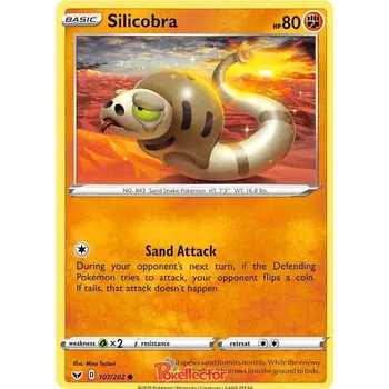 Sběratelská karetní hra Silicobra 107/202 - Sword & Shield Typ karty: Non-Holo
