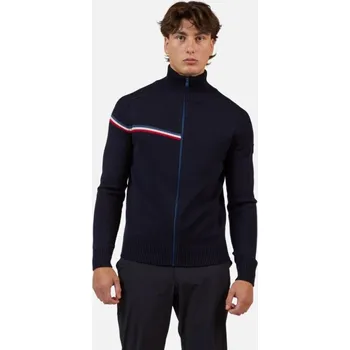 Pánský svetr Rossignol ODYSSEUS FZ MERINO DARK NAVY pánský lyžařský svetr - 3XL