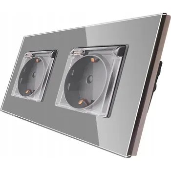 Elektrická zásuvka Elektrická Zásuvka nástěnná CNBINGO černá