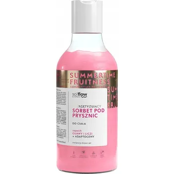 Koupelová kosmetika SO!FLOW SPRCHOVÝ SORBET GUAVA A LIČI 400 ML