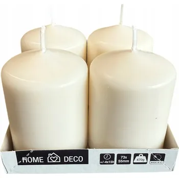 Svíčka Tradiční parafínová svíčka Bez vůně Home Decor