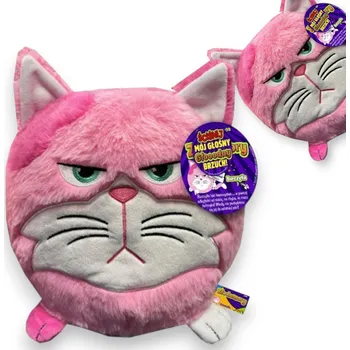 plyšák Złodomory – Plyšová hračka 21 cm, růžová kočička Burczylia