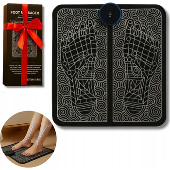 Masážní přístroj Masážní Přístroj na nohy EMS, elektrostimulátor svalů a nervů, masážní podložka s elektrodami