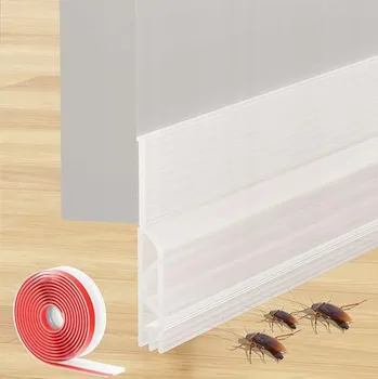 Těsnění do okna a dveří Samolepicí Silikonové těsnění na dveře 200cm bezbarvé