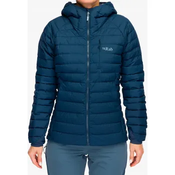 Dámská péřová bunda Rab Microlight Windstopper Hoody - tempest blue M