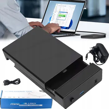Pouzdro / rámeček pro HDD/SSD disk USB 3.0 2.5" SATA, černé