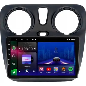 Autorádio AUTORÁDIO GPS ANDROID NAVIGACE DACIA LOGAN SANDERO 2012-19 CARPLAY 2GB 64GB