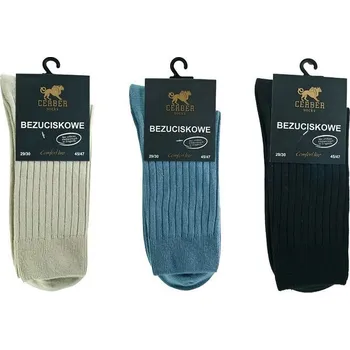 Pánské ponožky Pánské ponožky Cerber Comfort Line bez komprese, Béžová 45-47