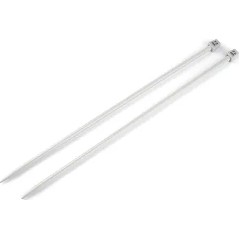 Jehlice Rovné jehlice č. 7 stříbrná 25 pár