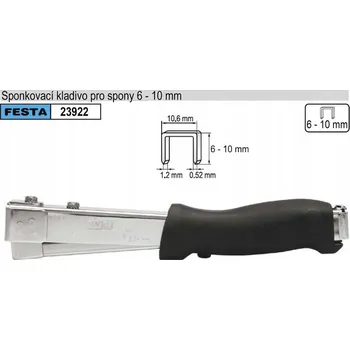 Sponkovačka KLADIVOVÁ SEŠÍVAČKA HAMMER TACKER 23922 6-10MM
