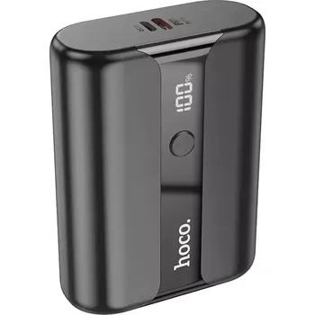 Powerbanka Externí baterie POWER BANK Hoco Q3, 1x USB C, 1x Micro USB, 10000 mAh, PD 22,5W, černá