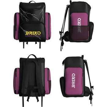 Sportovní batoh Briko PROBE BACKPACK 60L-Black Violet Dahli-batoh