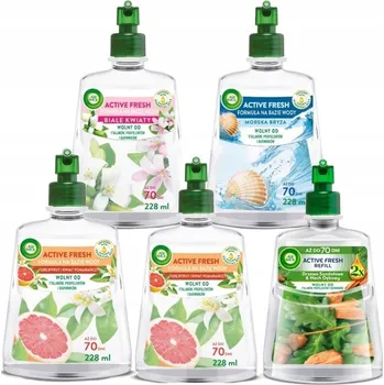 Osvěžovač vzduchu AIR WICK ACTIVE FRESH Náplně do Osvěžovače Vzduchu Mix Vůní 228ml x5