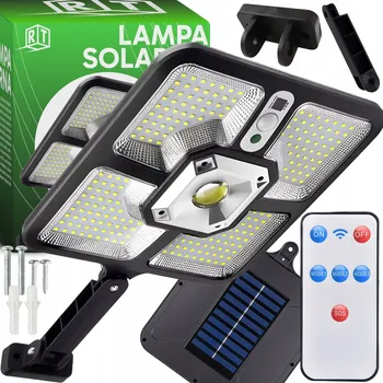 Venkovní osvětlení Pouliční lampa RETOO 20 W 1000 lm solární napájení