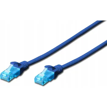 Síťový kabel Patchcord DIGITUS UTP kat. 5e 7 m PVC modrý