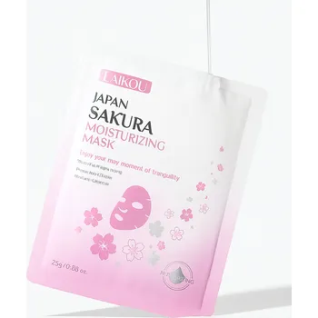 Pleťová maska Laikou Japan sakura pleťová maska v plátýnku 25g Hydratační