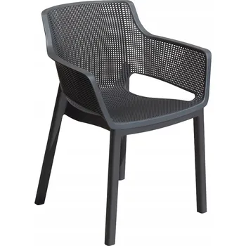 Zahradní židle Keter plast šedá