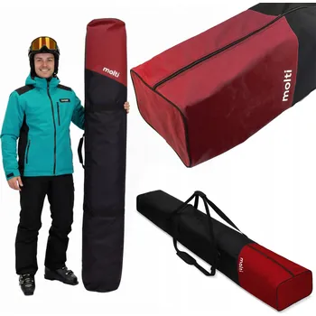 Vak na lyže Obal na lyže, taška na hole, rukavice, vak na lyže, pouzdro na lyže 200 cm