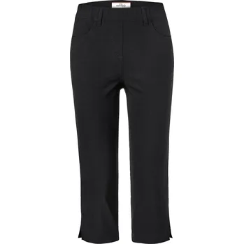 Dámské kalhoty 635253 - Tchibo - Bengalínové kalhoty v 3/4 délce - pro ženy - vel. 48 - barva: černá