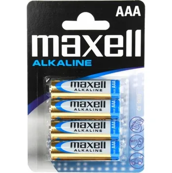 Článková baterie Alkalická baterie Maxell AAA (R3) 4 ks