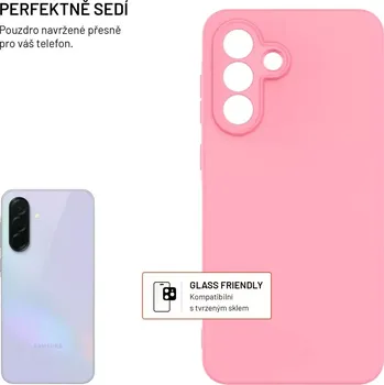 Telefonní příslušenství TPU gelový kryt FIXED ReStory pro Samsung Galaxy A56 5G, růžový