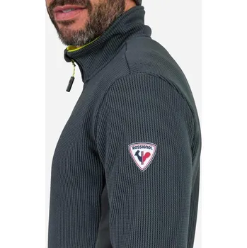 Pánská móda Rossignol CIELOALTO FLEECE HZ-ONYX GREY-mikina - 2XL