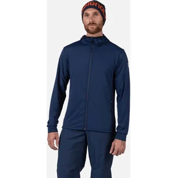 Pánská mikina Rossignol MID LAYER STRETCH HOODIE-DARK NAVY-mikina - 00L