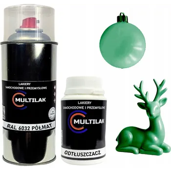 Barva ve spreji Lak ve spreji na figurky, skleněné a keramické ozdoby RAL 6032 POLOMAT
