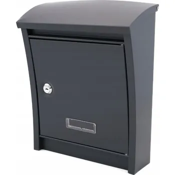Poštovní schránka Aqbau poštovní schránka DALMATIA antracit 25x32x8-12cm ocelová kompaktní