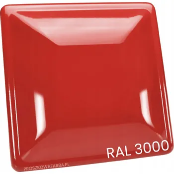 BARVA RAL 3000 Polyesterová Hladká Lesklá