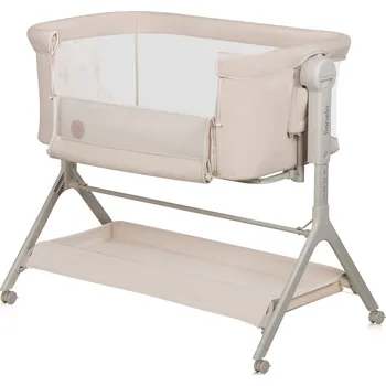 Dětská postýlka Lionelo Leonie Plus dětská postýlka, přistýlka 3v1, béžová