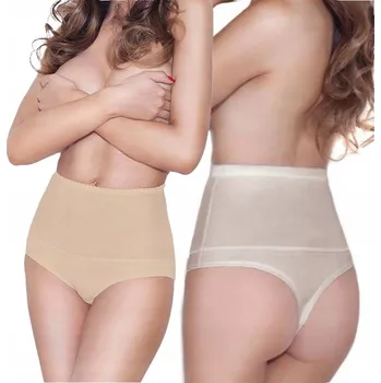 Kalhotky Tanga Mitex zeštíhlující béžové, velikost S