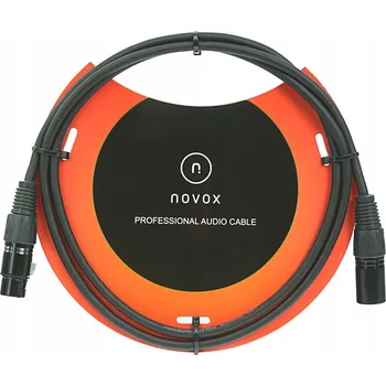 Audio kabel Kabel XLR - XLR Novox XLR-1.5M, délka 1,5 m