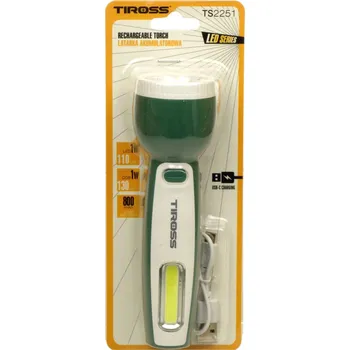 Svítilna AKUMULÁTOROVÁ SVÍTILNA Nabíjecí USB COB LED 1W 2251