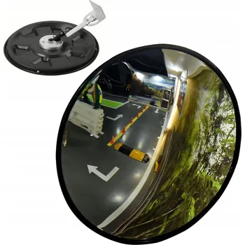 Zrcadlo NEROZBITNÉ ZRCADLO SILNIČNÍ SKLADOVÉ ZRCADLO 30 CM SFÉRICKÉ