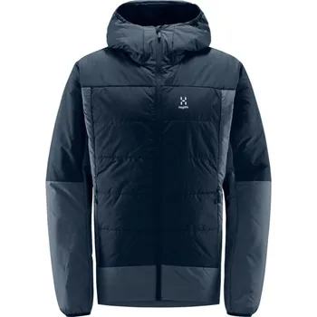 Cyklistická bunda Pánská sportovní bunda Haglöfs Mimic Silver hood - modrá Velikost: M