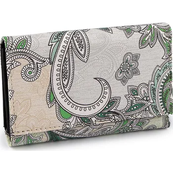 Peněženka Dámská peněženka 10x15 cm zelená 1 ks