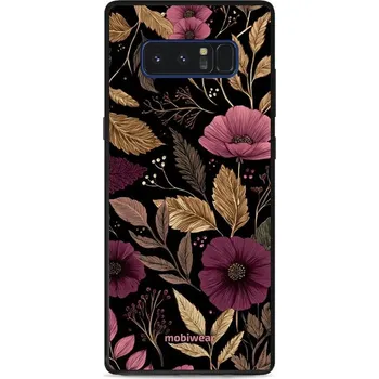 Pouzdro na mobilní telefon Lesklý kryt Mobiwear Glossy - Samsung Galaxy Note 8 - G170G Fialová kvítka (Prémiové lesklé pouzdro, obal, kryt Mobiwear Glossy na mobil Samsung Galaxy Note 8 - G170G Fialová kvítka, materiál Plast + TPU silikon - krytí po všech stranách, neošoupatelný)