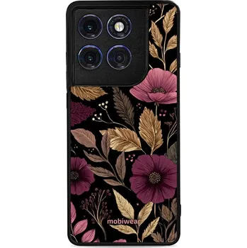Pouzdro na mobilní telefon Lesklý kryt Mobiwear Glossy - Motorola Edge 60 Pro - G170G Fialová kvítka (Prémiové lesklé pouzdro, obal, kryt Mobiwear Glossy na mobil Motorola Edge 60 Pro - G170G Fialová kvítka, materiál Plast + TPU silikon - krytí po všech stranách, neošoupatelný)