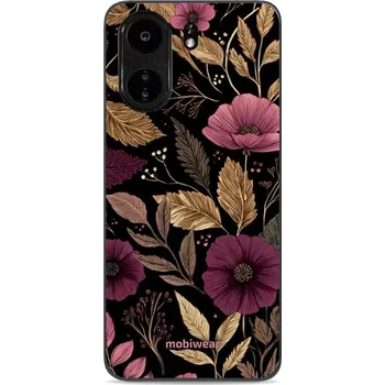 Pouzdro na mobilní telefon Lesklý kryt Mobiwear Glossy - Xiaomi Redmi 13C / Poco C65 - G170G Fialová kvítka (Prémiové lesklé pouzdro, obal, kryt Mobiwear Glossy na mobil Xiaomi Redmi 13C / Poco C65 - G170G Fialová kvítka, materiál Plast + TPU silikon - krytí po všech stranách,)