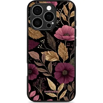 Pouzdro na mobilní telefon Lesklý kryt Mobiwear Glossy - Apple iPhone 16 Pro - G170G Fialová kvítka (Prémiové lesklé pouzdro, obal, kryt Mobiwear Glossy na mobil Apple iPhone 16 Pro - G170G Fialová kvítka, materiál Plast + TPU silikon - krytí po všech stranách, neošoupatelný potisk