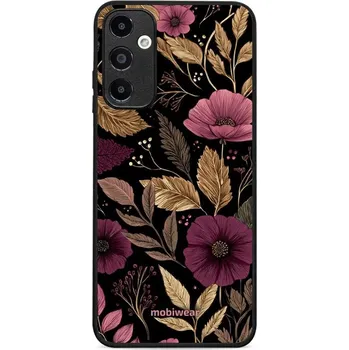 Pouzdro na mobilní telefon Lesklý kryt Mobiwear Glossy - Samsung Galaxy A05s - G170G Fialová kvítka (Prémiové lesklé pouzdro, obal, kryt Mobiwear Glossy na mobil Samsung Galaxy A05s - G170G Fialová kvítka, materiál Plast + TPU silikon - krytí po všech stranách, neošoupatelný potisk