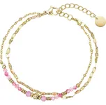 Náramek ocelový s jahodovým křemenem 43070.3