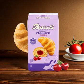 Pečivo Bauli Italské Croissanty s Třešňovým Džemem 6x50g