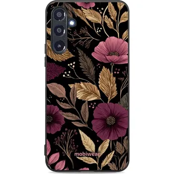 Pouzdro na mobilní telefon Lesklý kryt Mobiwear Glossy - Samsung Galaxy A16 / A16 5G - G170G Fialová kvítka (Prémiové lesklé pouzdro, obal, kryt Mobiwear Glossy na mobil Samsung Galaxy A16 / A16 5G - G170G Fialová kvítka, materiál Plast + TPU silikon - krytí po všech stranách,)