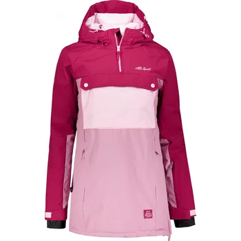 Dámská zimní bunda ALTISPORT GANICE VÍNOVÁ 4XL